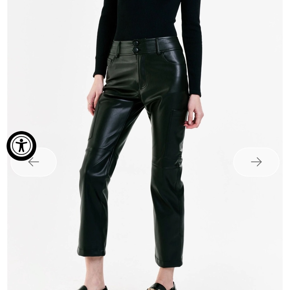 Dear John women’s  Classic Black leather pants